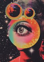 Plakat 40x55cm Oko w Kosmosie