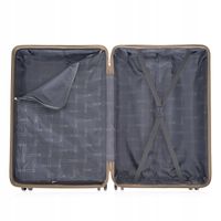 BETLEWSKI Walizka Podróżna średnia pojemna na wakacje na kółeczkach stylowa