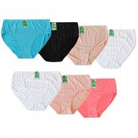 majtki bambus figi damskie 7pak wysoki stan 5/6XL