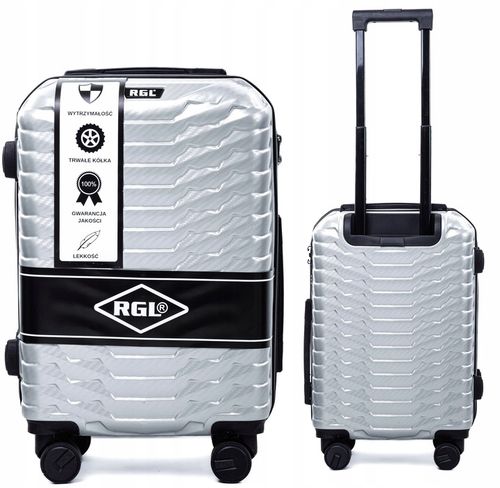 MAŁA WALIZKA KABINOWA L NA 4 KÓŁKACH PODRÓŻNA TORBA POLICARBON RGL na Arena.pl