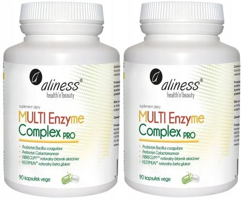 Aliness Enzyme Complex PRO ODCHUDZANIE ZAPARCIA 90 kapsułek na Arena.pl
