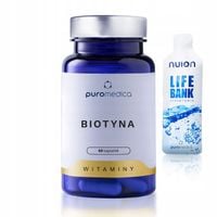 BIOTYNA na WŁOSY, zdrowa SKÓRA I PAZNOKCIE regeneracja włosów 60 PORCJI