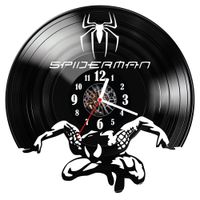 Zegar ścienny z płyty winylowej Spiderman 1557.14