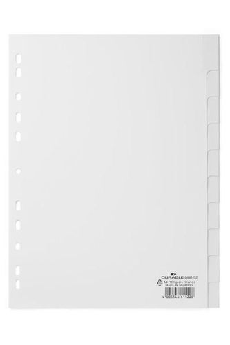 Przekładki 10, A4 Durable biały na Arena.pl