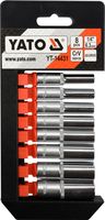 zestaw nasadek długich 1/4'' 8 części - yt-14431