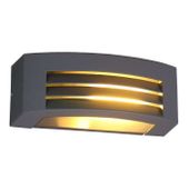 Zewnętrzna LAMPA elewacyjna ORINOKO 4387 Nowodvorski ogrodowa OPRAWA ścienna KINKIET prostokątny IP44 outdoor szary