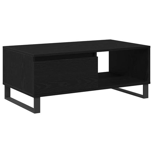 Stolik Kawowy with Drawer Czarny dąb 90 x 50 x 36,5 cm na Arena.pl