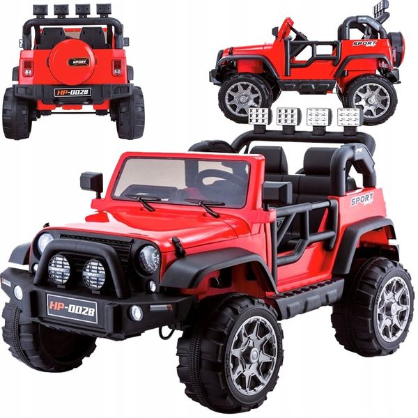 Auto na Akumulator Jeep HP012 Czerwone zdjęcie 1
