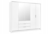 Szafa TOGO drzwi uchylne 255x65x217 cm biała