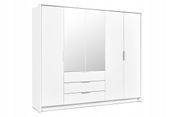 Szafa TOGO drzwi uchylne 255x65x217 cm biała