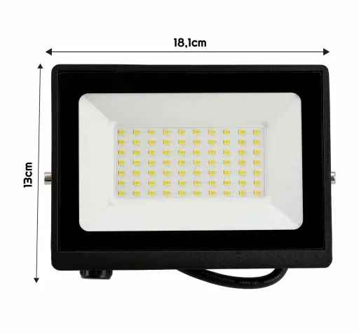 Halogen Naświetlacz LED 50W SLIM 2w1 Z Możliwością Podpięcia Czujnika zdjęcie 7