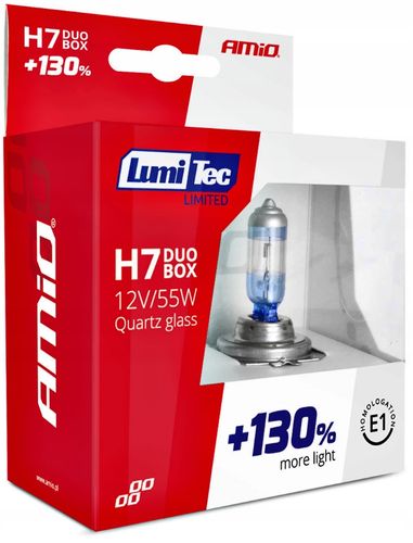 ŻARÓWKI H7 +130% AMIO na Arena.pl
