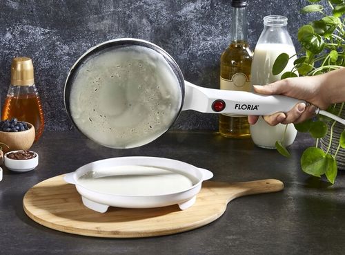 NALEŚNIKARKA ELEKTRYCZNA FLORIA BIAŁA 20CM 700W na Arena.pl