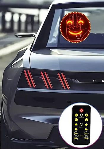 SYGNALIZATOR GESTÓW LED DO SAMOCHODU 8 GESTÓW ŚRODKOWY PALEC ! EMOTKI PILOT na Arena.pl