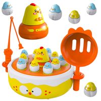 WOOPIE Gra Zręcznościowa Łowienie Kurczaczków 4w1 Katapulta