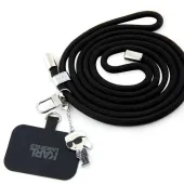 karl lagerfeld klucnmsckik universalcbdy cord pasek czarny/black