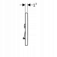 Geberit Sigma01 przycisk spłukujący do WC czarny 115.660.DW.1