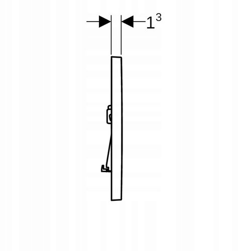 Geberit Sigma01 przycisk spłukujący do WC czarny 115.660.DW.1 na Arena.pl