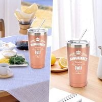 kubek termiczny ze słomką termos stal 600ml