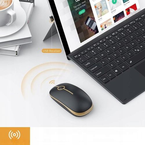 Myszka Mysz Bezprzewodowa Komputerowa 2.4GHz 1600dpi na Arena.pl