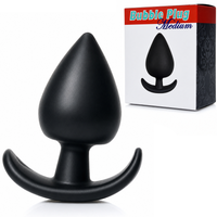 Korek analny wodoodporny z wygodnym uchwytem Bubble Plug Medium B-Series