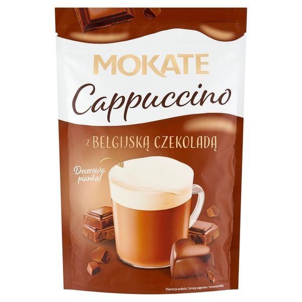 Mokate cappuccino z belgijską czekoladą 110 g zdjęcie 4
