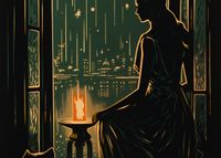 Plakat 35x25cm Nocne Szeptanie