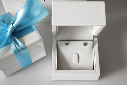 Złote kolczyki KBD3834 - Diament na Arena.pl