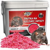 MOCNY PELLET TRUTKA ŚRODEK GRANULAT NA SZCZURY MYSZY GRYZONIE NO PEST