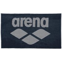 ARENA RĘCZNIK POOL SOFT TOWEL NAVY-GREY 150X90 CM BAWEŁNA BASEN PLAŻA