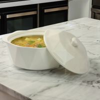 WAZA DO ZUPY BIAŁA 2,4L z POKRYWKĄ WAZA DO ROSOŁU BARSZCZU BIAŁA PORCELANA