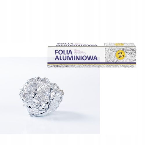 Gruba Folia aluminiowa z nożykiem Clarina 29 cm folia spożywcza BOX 1 kg na Arena.pl