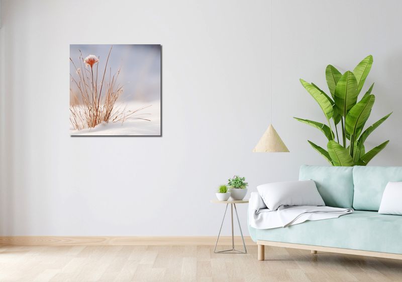 Obraz 70x70cm Zima w Detalach zdjęcie 2