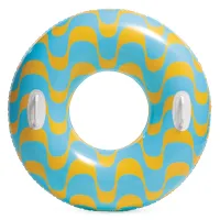 Koło dmuchane do pływania z uchwytem 91 cm INTEX 59256 niebiesko-żółte