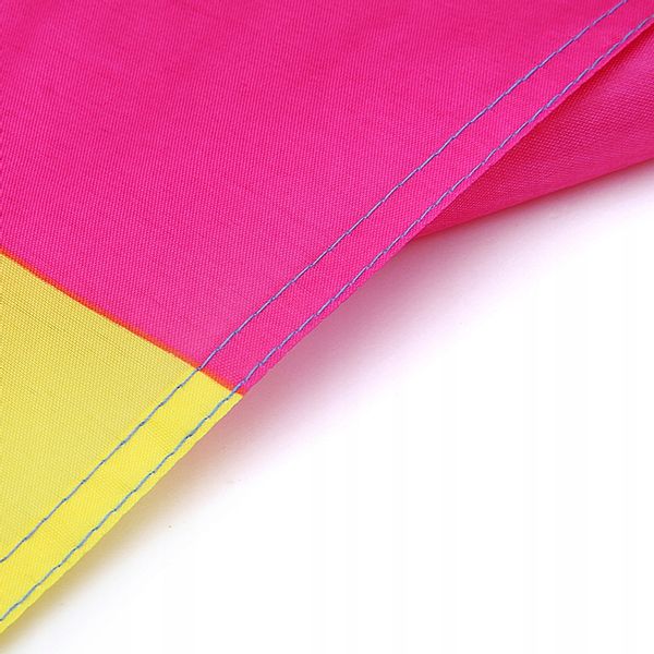 FLAGA TĘCZOWA LGBT DUŻA 90x150cm PANSEKSUALNOŚĆ F2 zdjęcie 10