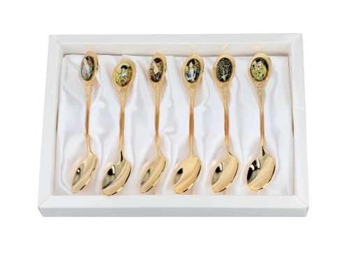 Kpl. 6 łyżeczek - G. Klimt, mix (CARMANI) na Arena.pl