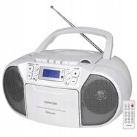 Radio Magnetofon Odtwarzacz CD USB Kasety Bluetooth Sencor SPT 3907 W