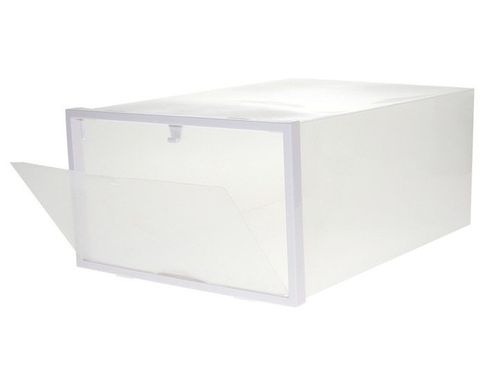 10x pudełko organizer pojemnik na buty obuwie z klapą zestaw na Arena.pl