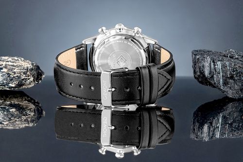 zegarek męski giewont chronograph sapphire czarno niebieski gw5630-a3 na Arena.pl