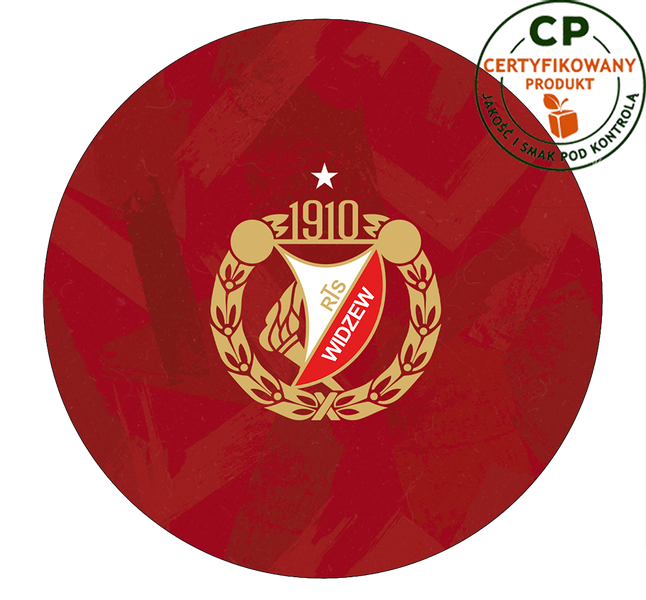 Opłatek na tort Widzew Łódź zdjęcie 1