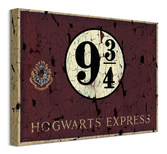 Harry Potter Hogwarts Express 9 3/4 - obraz na płótnie 40x30 cm zdjęcie 1