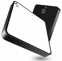 Lampa LED Sufitowa Plafon Kwadrat Czarny 40cm 30W z czujnik ruchu