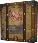 Zbiór mini dodatków do gry kooperacyjnej Robinson Crusoe Skrzynia Skarbów