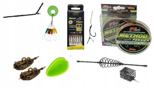 Zestaw wędkarski gruntowy Method Feeder Wędka feeder Jaxon Kołowrotek na Arena.pl