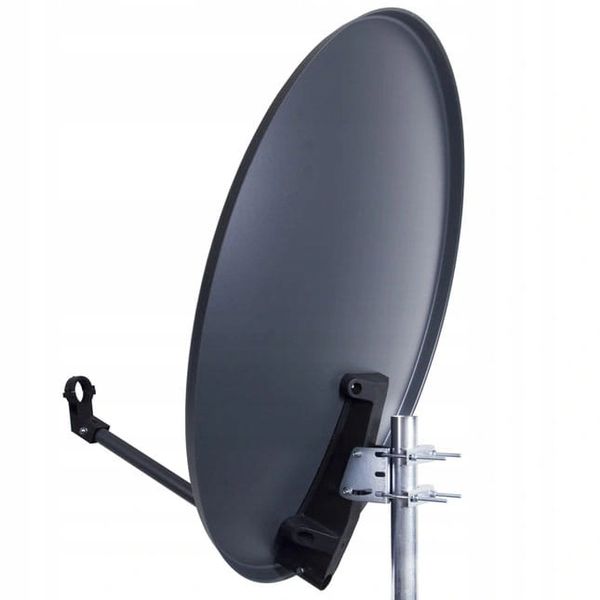 ANTENA SATELITARNA CZASZA TALERZ GRAFIT STALOWA MOCNA FULL HD 4K CORAB zdjęcie 4