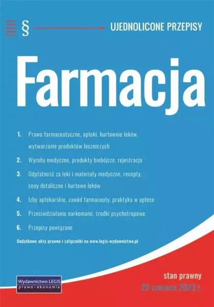 Farmacja - ujednolicone przepisy zdjęcie 1