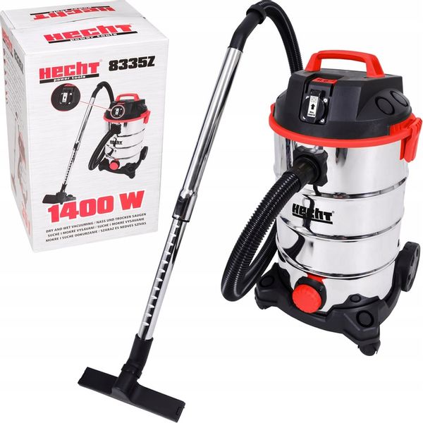 HECHT ODKURZACZ PRZEMYSŁOWY MOKRO SUCHO 1400W 35L zdjęcie 1