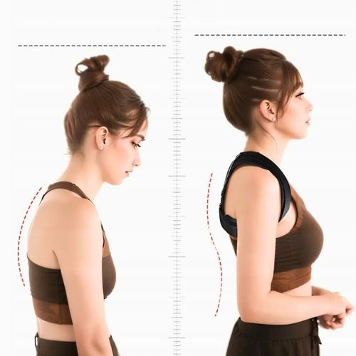 Inteligentny korektor postawy wad kręgosłupa pajączek na plecy proste plecy na Arena.pl
