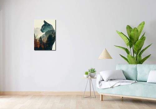 Obraz 40x60cm Koci Duch Lasu na Arena.pl