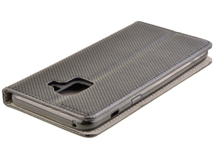 Etui Smart W2 do SAMSUNG GALAXY A8 2018 A530 czarny zdjęcie 5